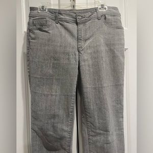Chico's Gray Straight Leg Jeans